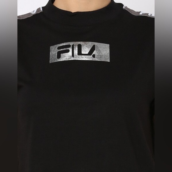 FILA High Neck Crop Tops - Picture 3 of 8